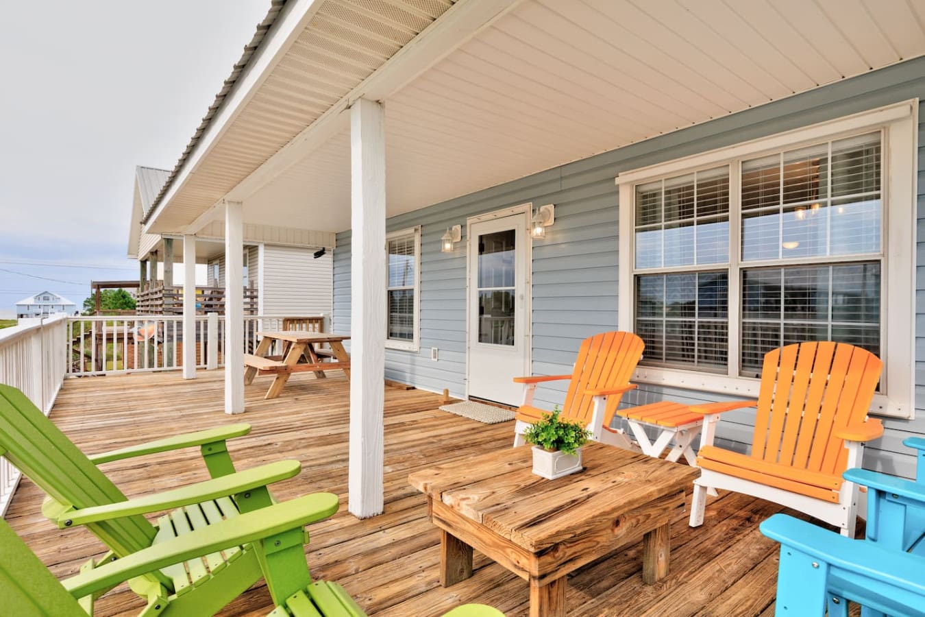 Soak up the sun or relax in the shade—your choice.