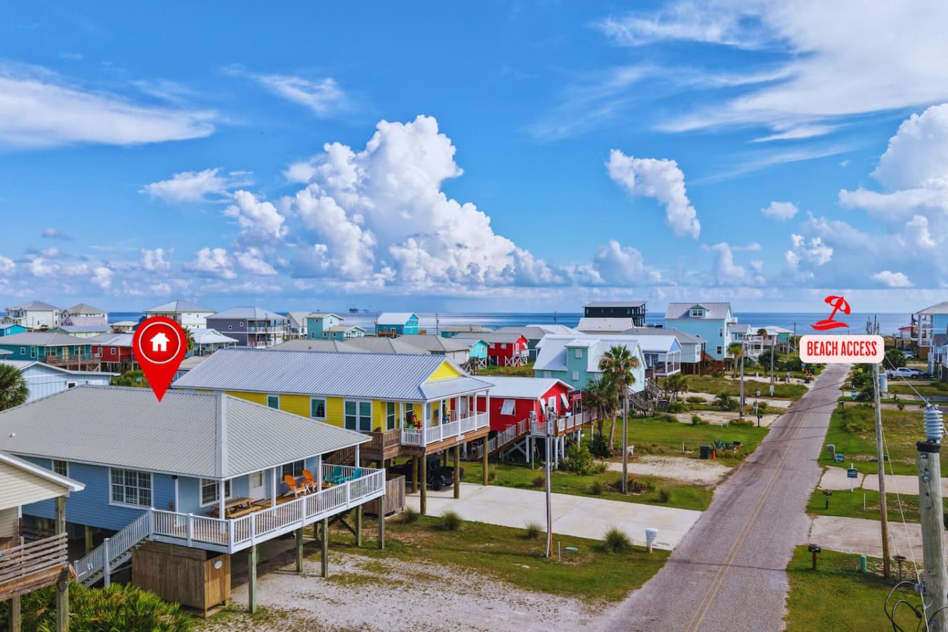 Beach life made easy with the perfect location