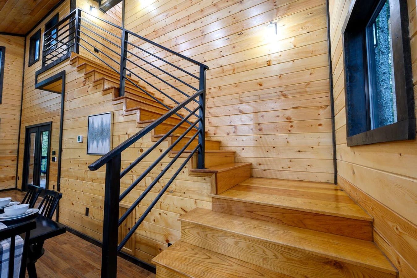 Steps that lead from cozy to cozier.