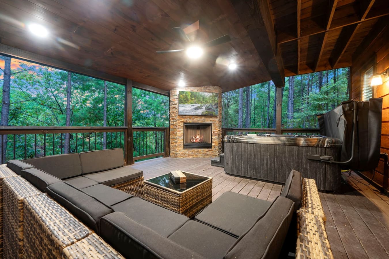 The ultimate outdoor living room — warmth, water, and wilderness.
