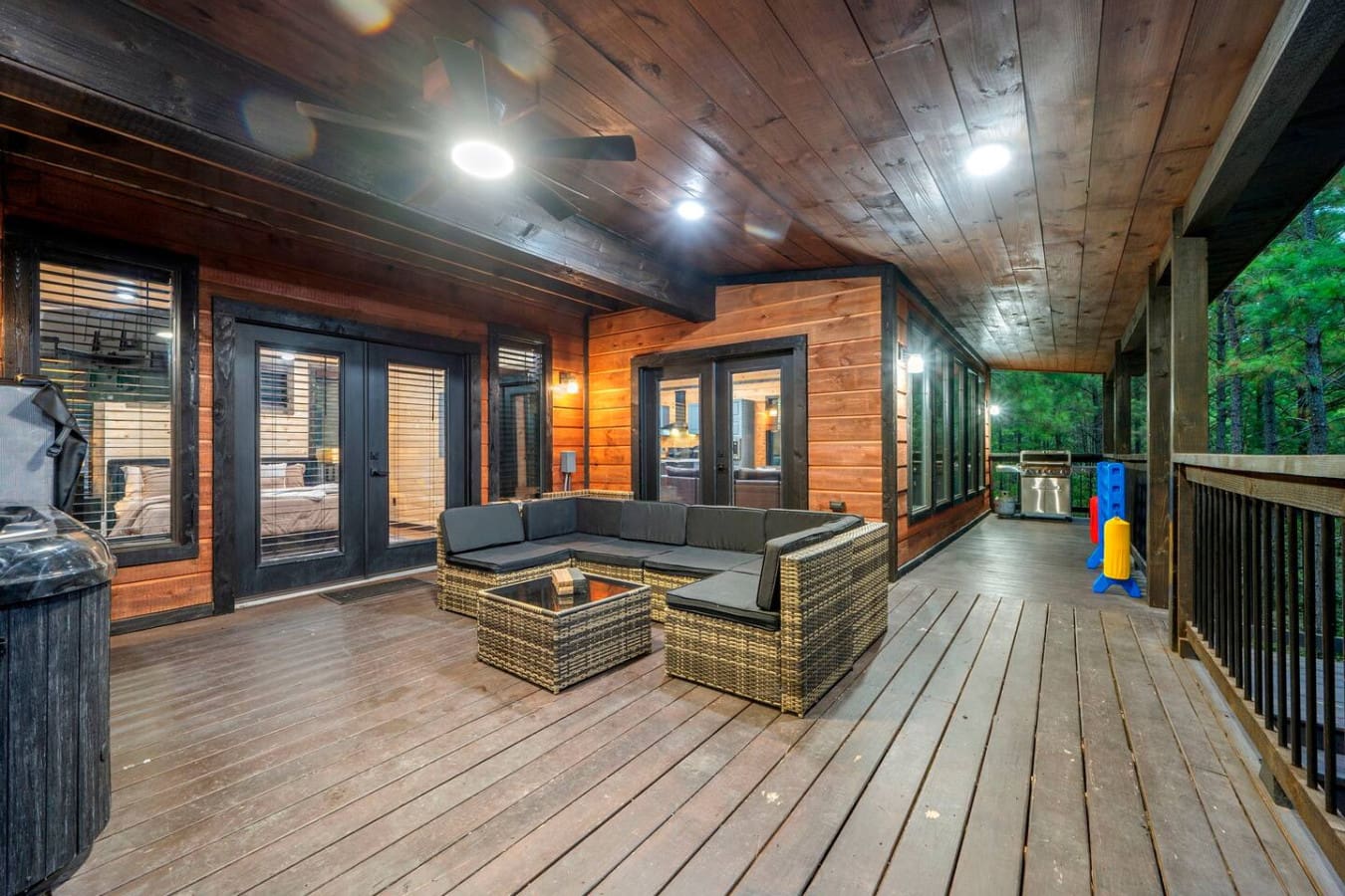 Unwind beneath the whispering pines.
