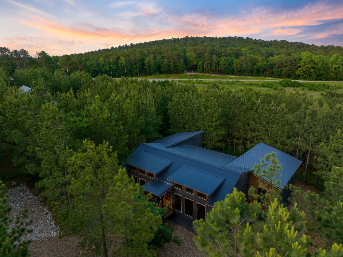 Our cabin offers a bird's-eye view of the serene wilderness below.