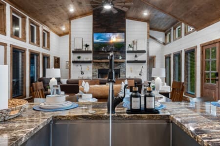 Discover the joy of cooking in our chic and modern kitchen