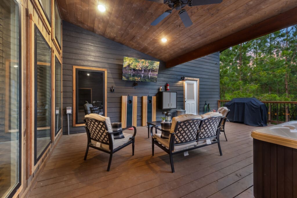 Savor the simple pleasures of life as you sit on our porch and immerse yourself in the beauty of nature.