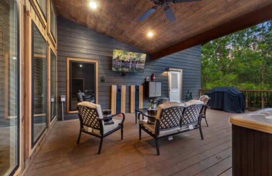 Savor the simple pleasures of life as you sit on our porch and immerse yourself in the beauty of nature.