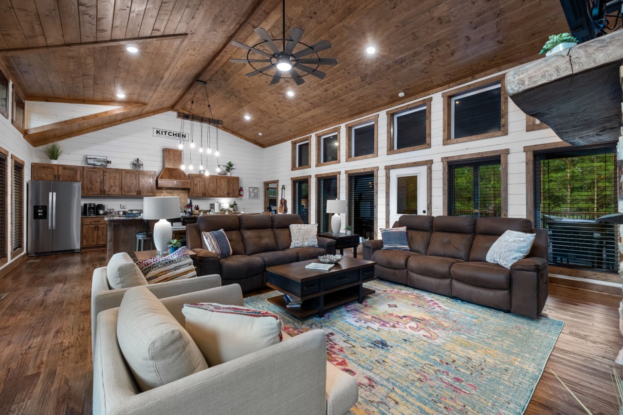 Make yourself at home in our inviting living room oasis, where relaxation reigns supreme.