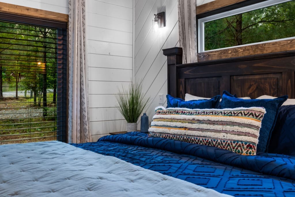 Surrender to serenity in our plush bed