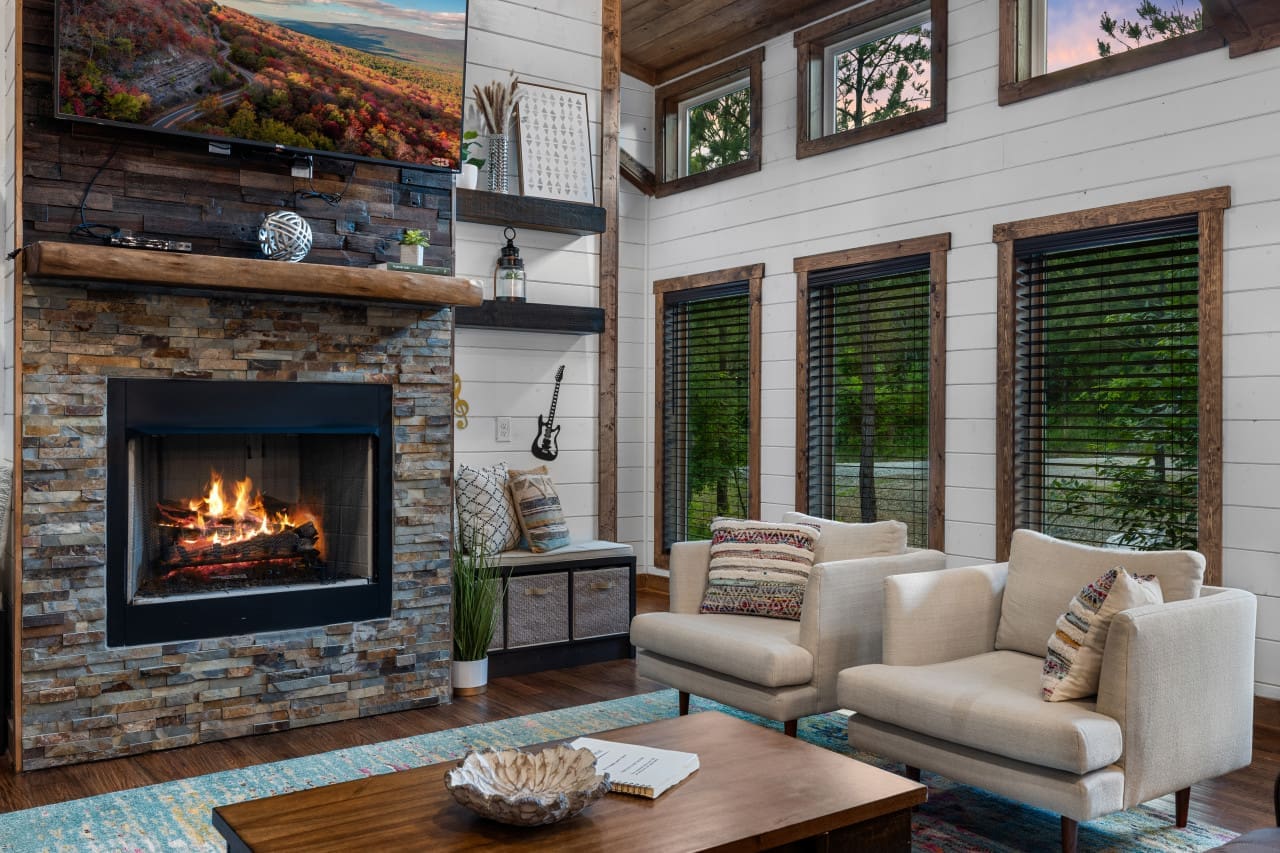 Experience the ultimate in comfort and style in our chic and cozy living area.