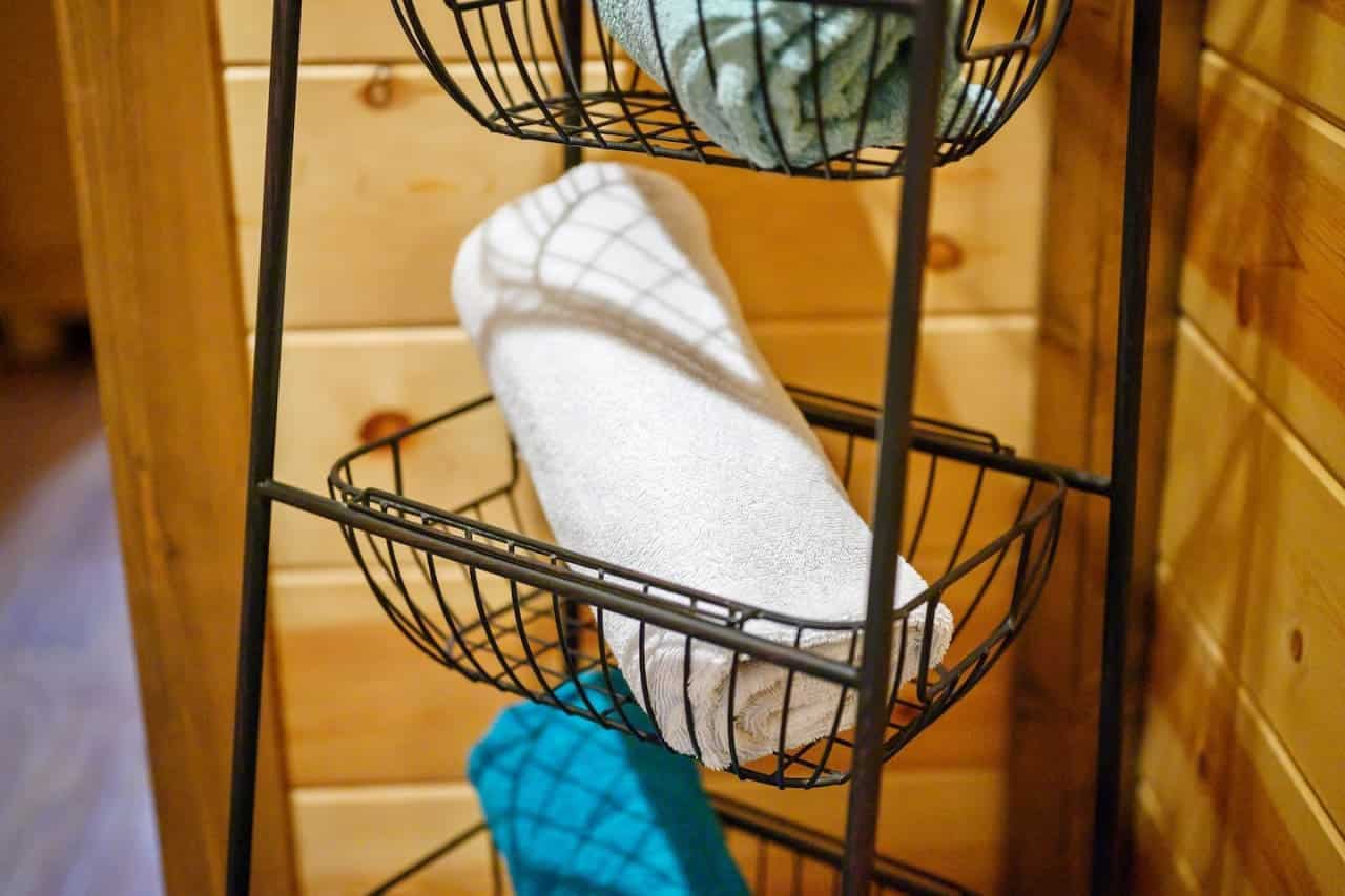 Keeping your towels tidy and ready to use! 🧼🌟