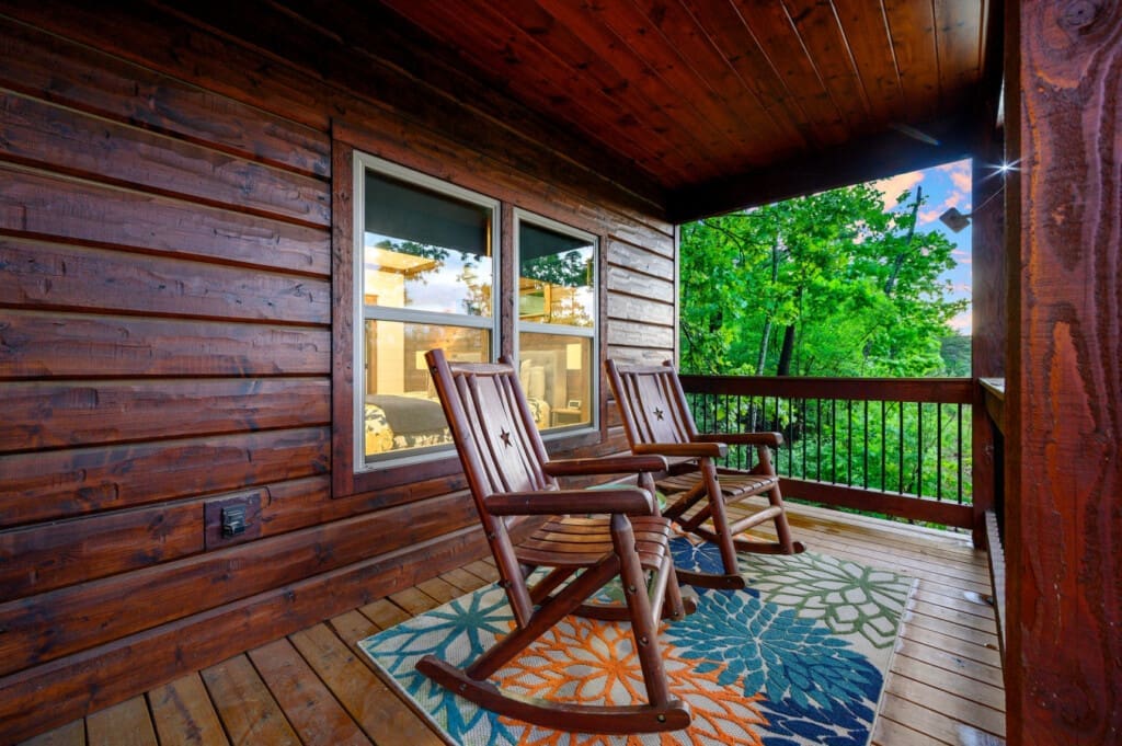 The simple joys of cabin life.