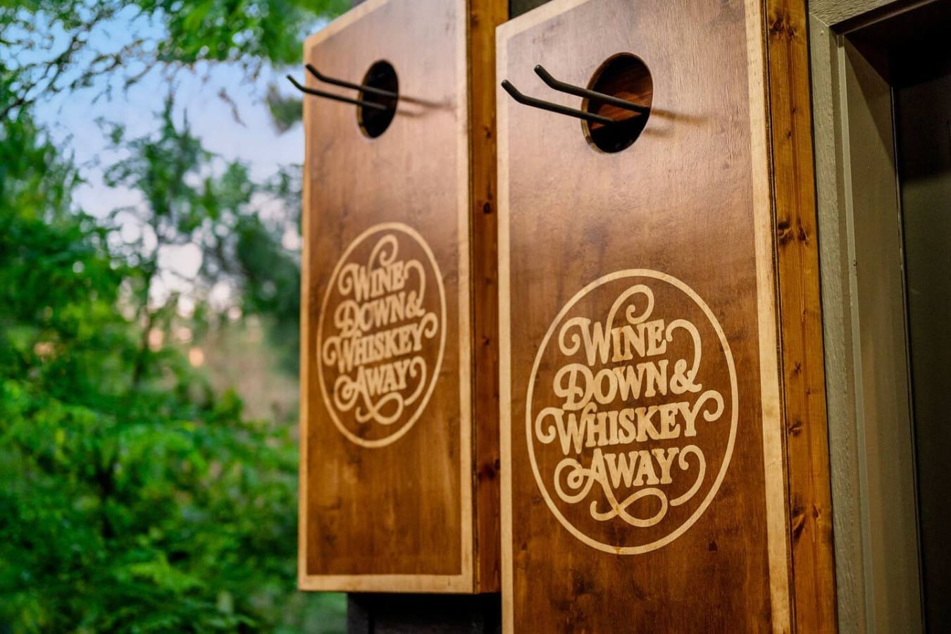Toss some bags under the trees and soak in the peaceful vibes.