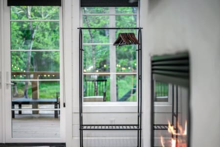 Uncluttered, grounded, and surrounded by green