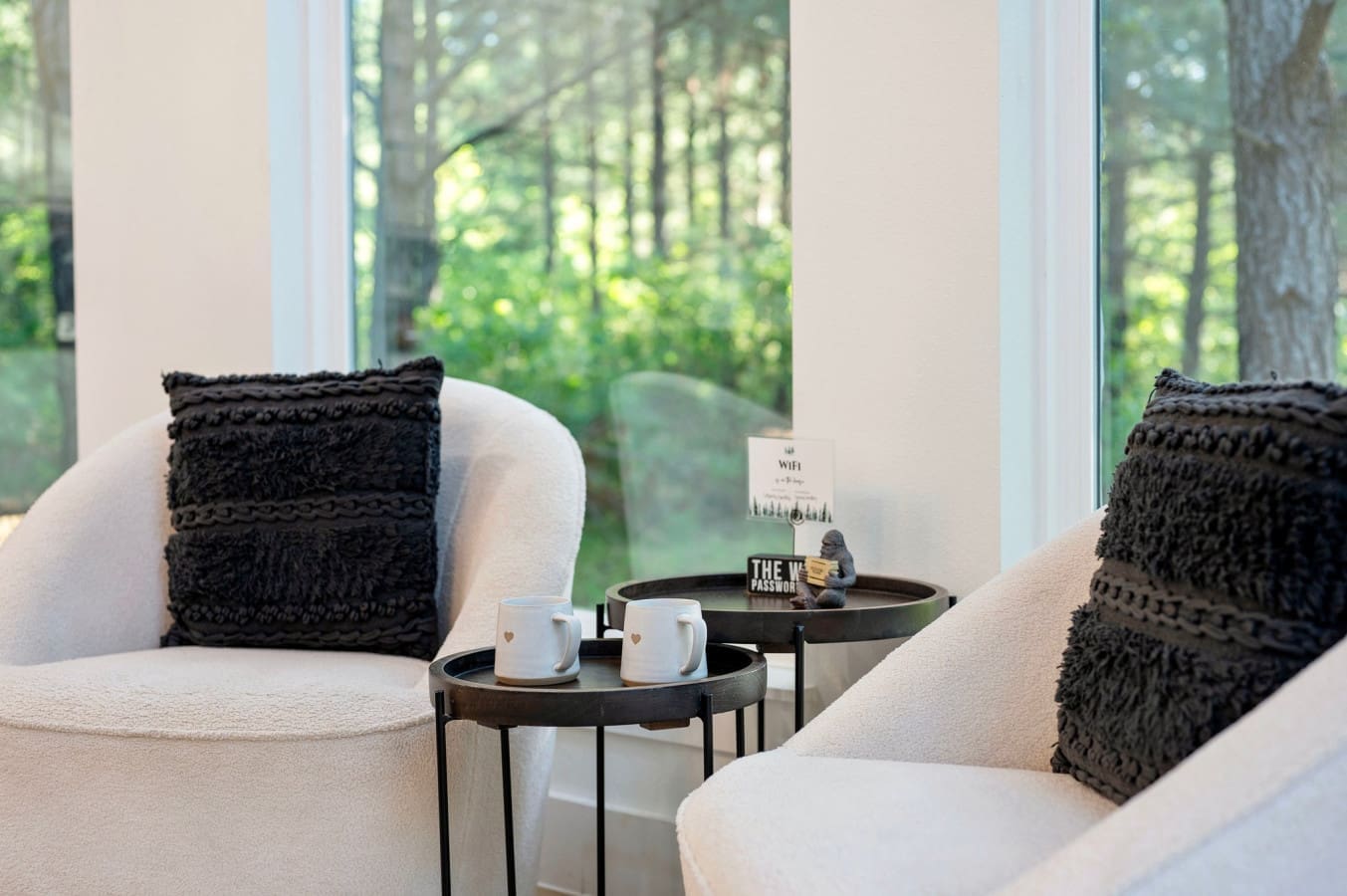 A cozy corner to unplug and unwind.