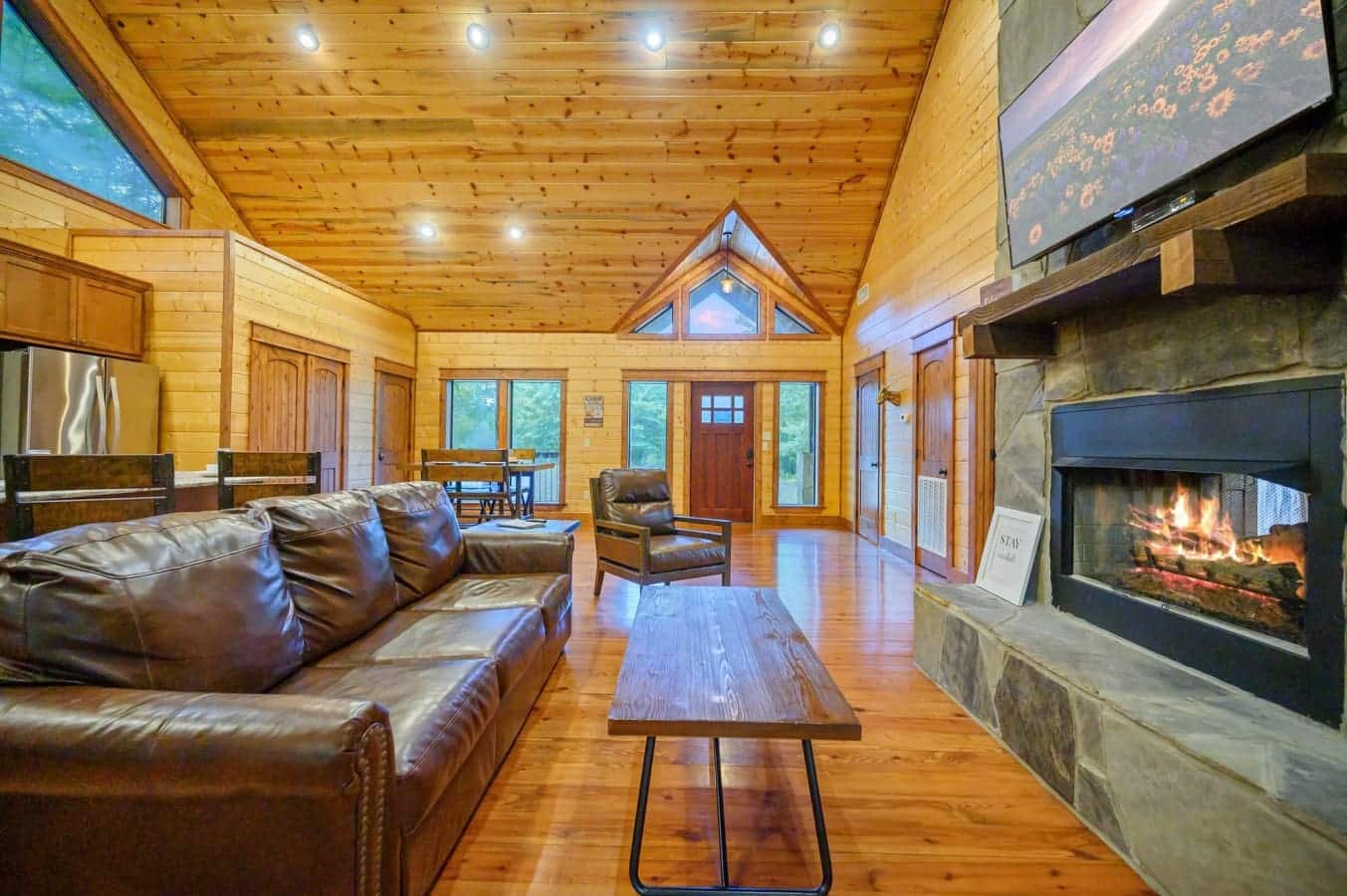Gather together in this welcoming living space made for making memories.