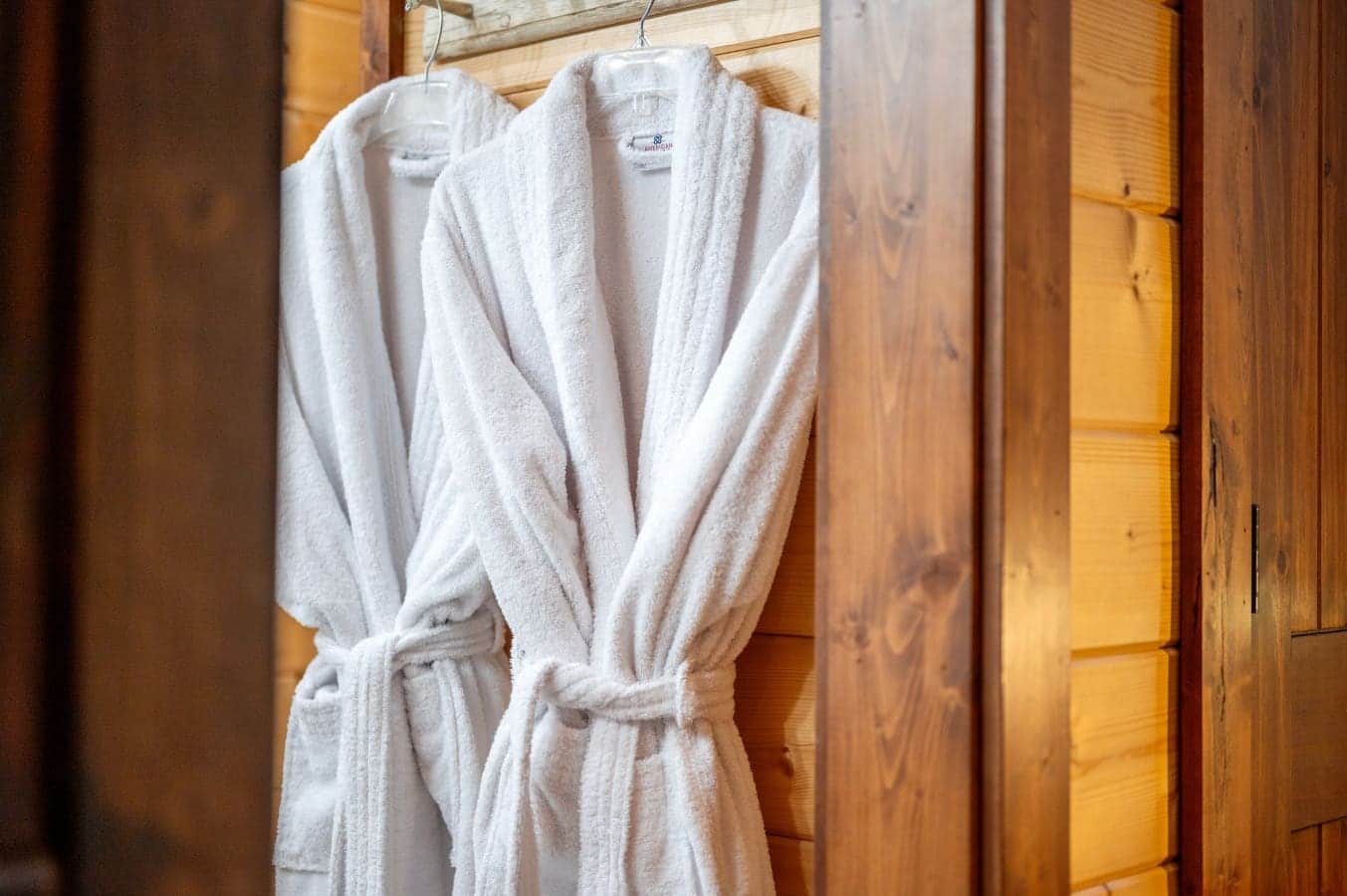 Soft, plush robes included for that cozy, spa-like cabin feel.