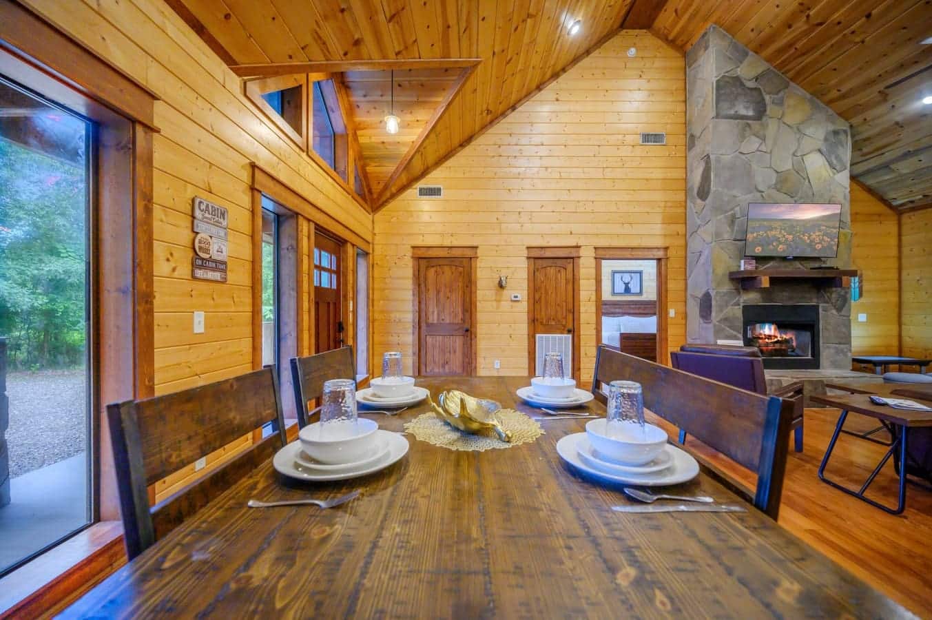 Elegant dining space with room for everyone to connect.