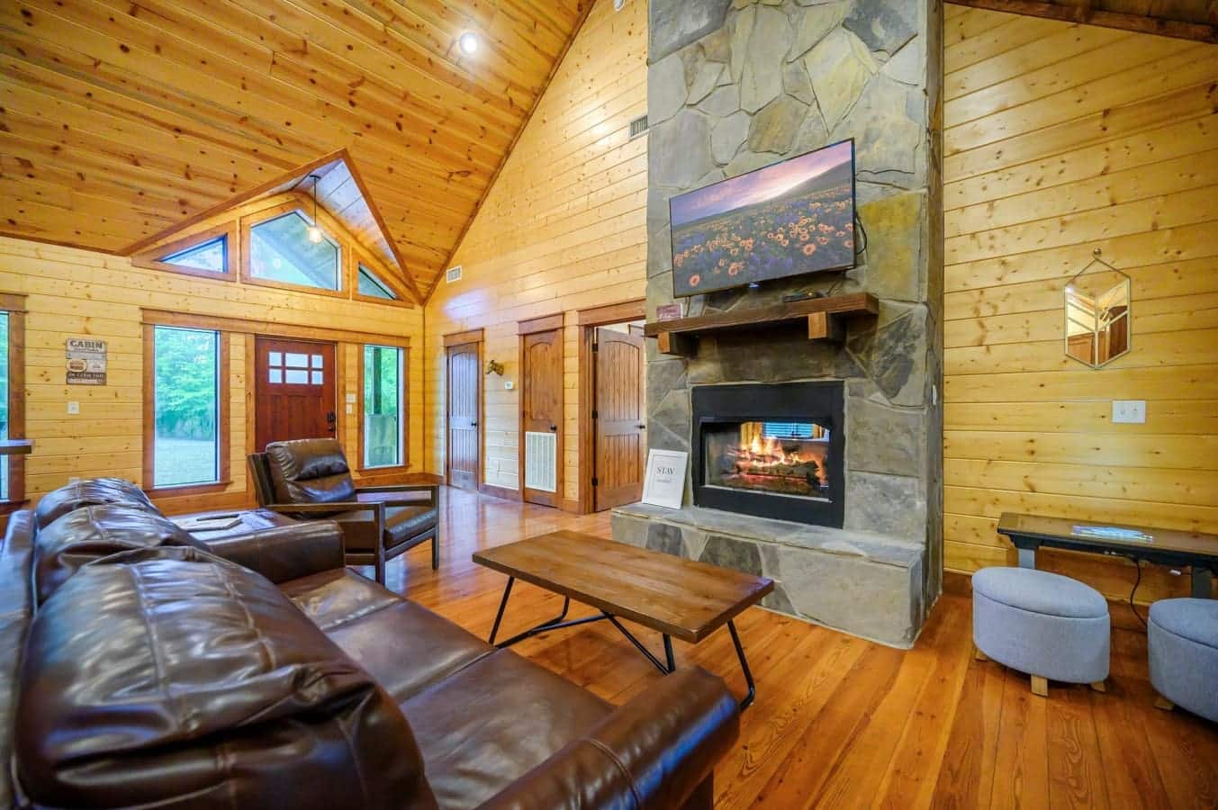 A comfy place to stretch out with your favorite show or a good book.