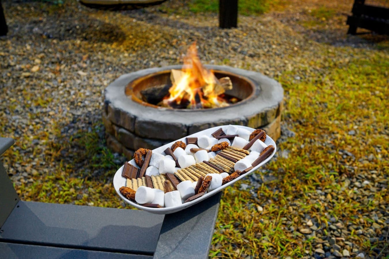Nothing beats roasting marshmallows by the fire and debating whether your s'more is perfectly charred or completely torched.