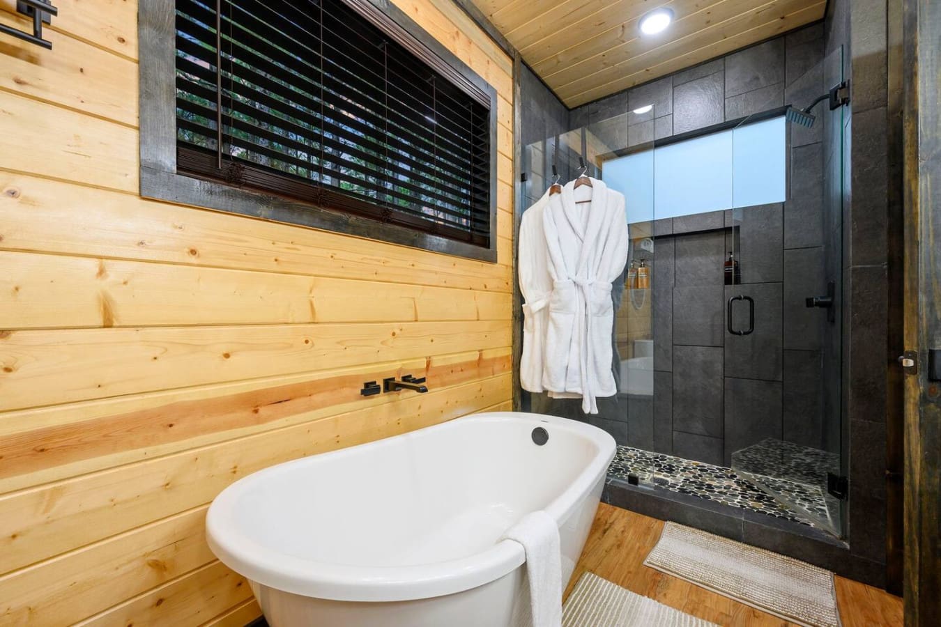 A soak with a view — forest edition.