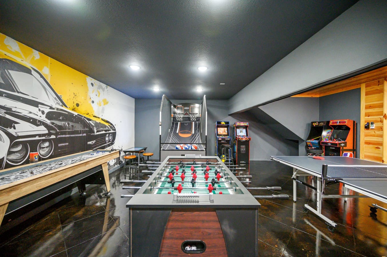 Laughter guaranteed in this game-lover’s paradise.