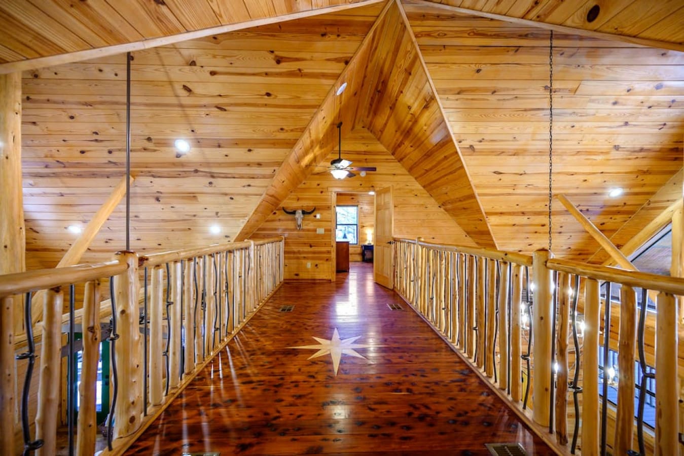 The Eastwood's second floor hallway.