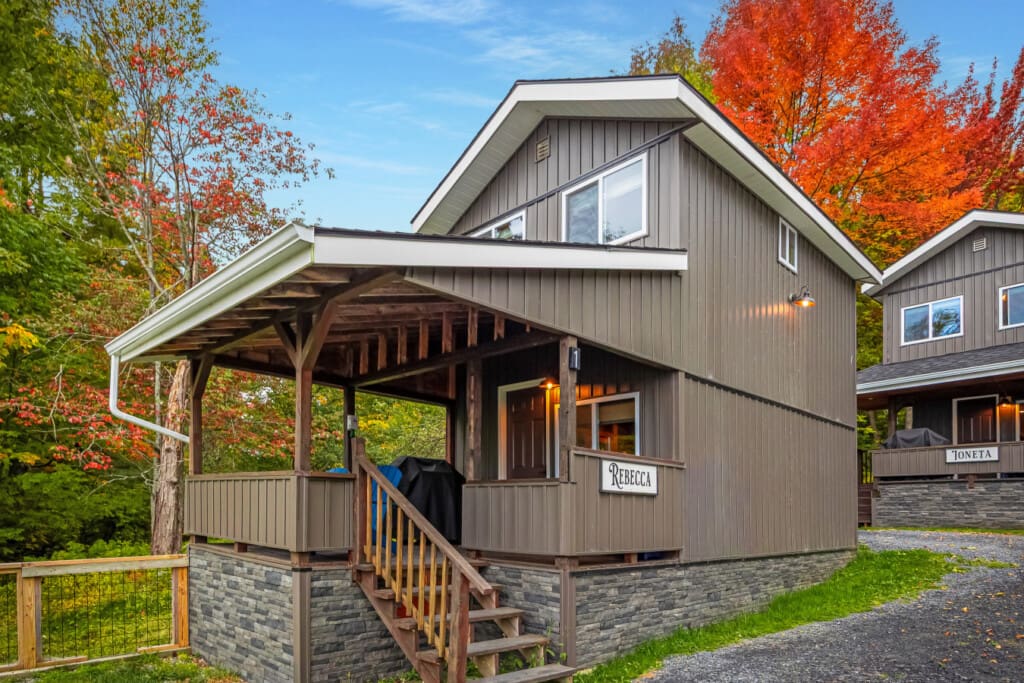 Our little escape — just wood, warmth, and us.