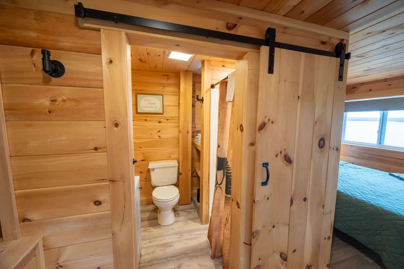 Simple, clean, and full of charm — the kind of bathroom that makes mornings better.