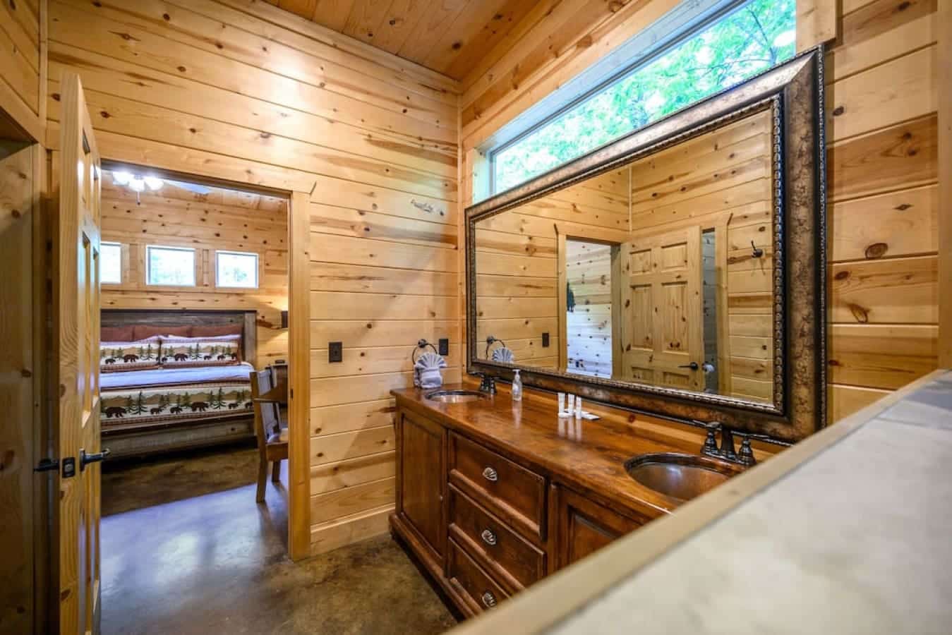 A serene retreat: where wood meets water.
