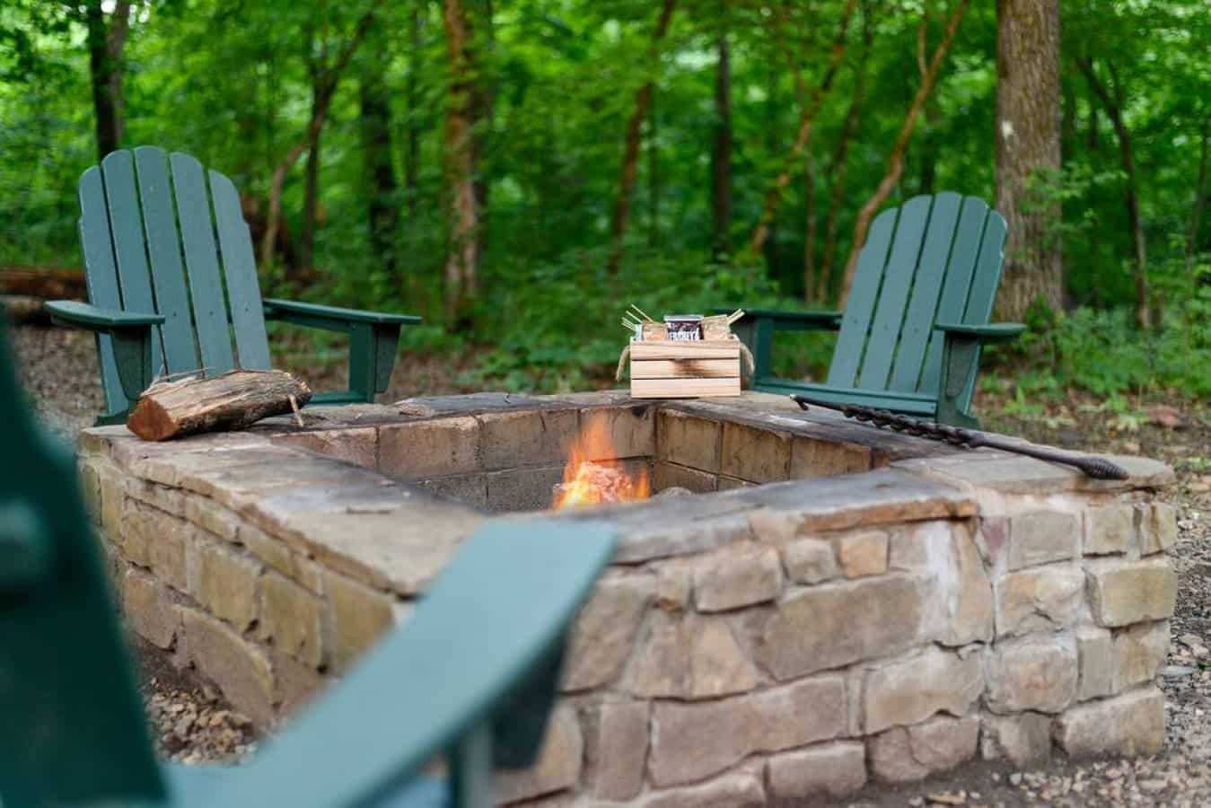 Find solace and camaraderie by our flickering fire pit.