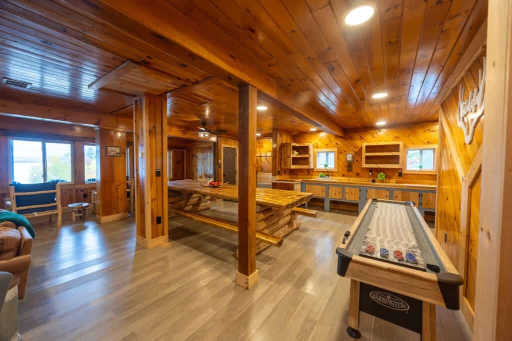 Game on. Shoes off. Cabin mode activated.