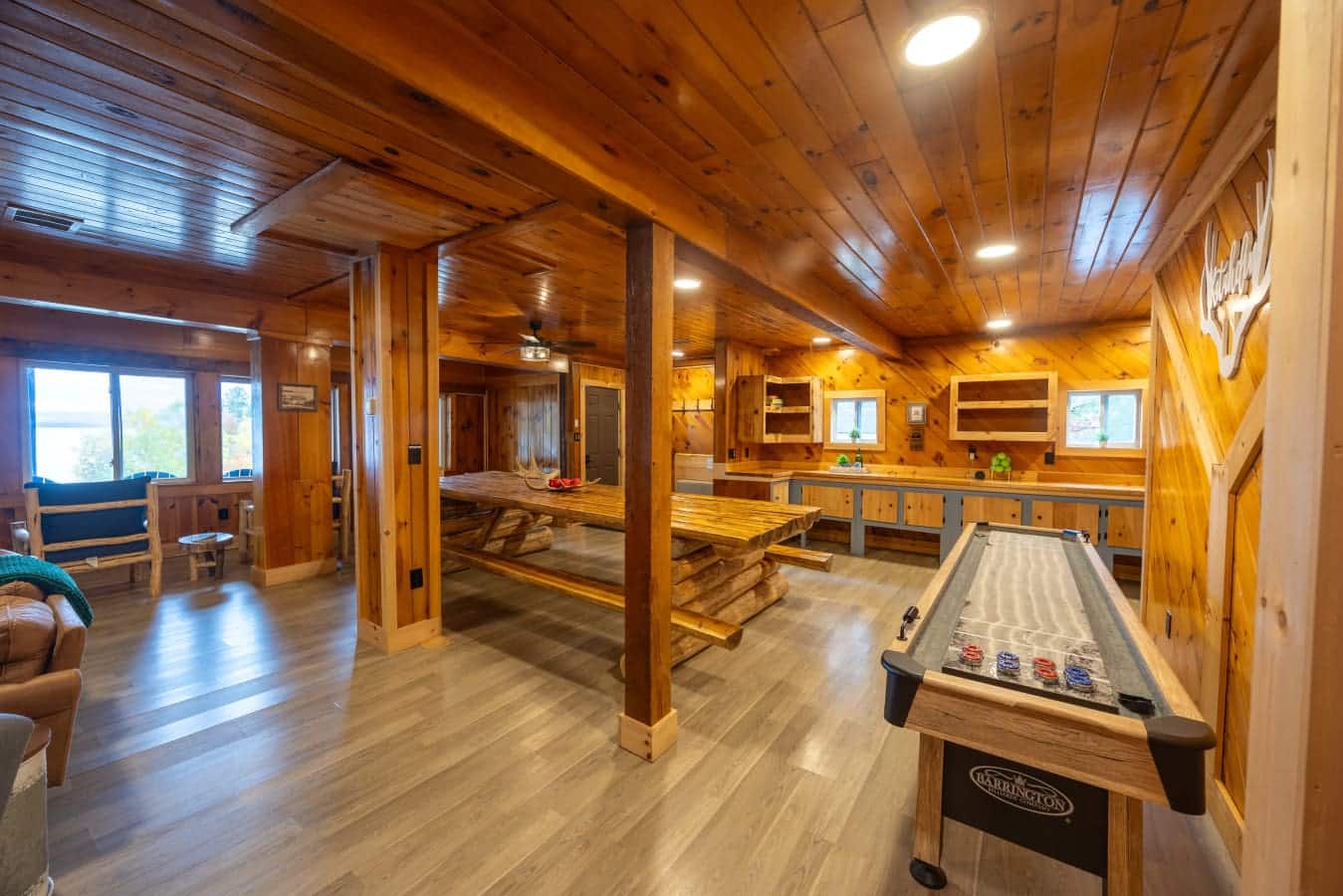 Game on. Shoes off. Cabin mode activated.