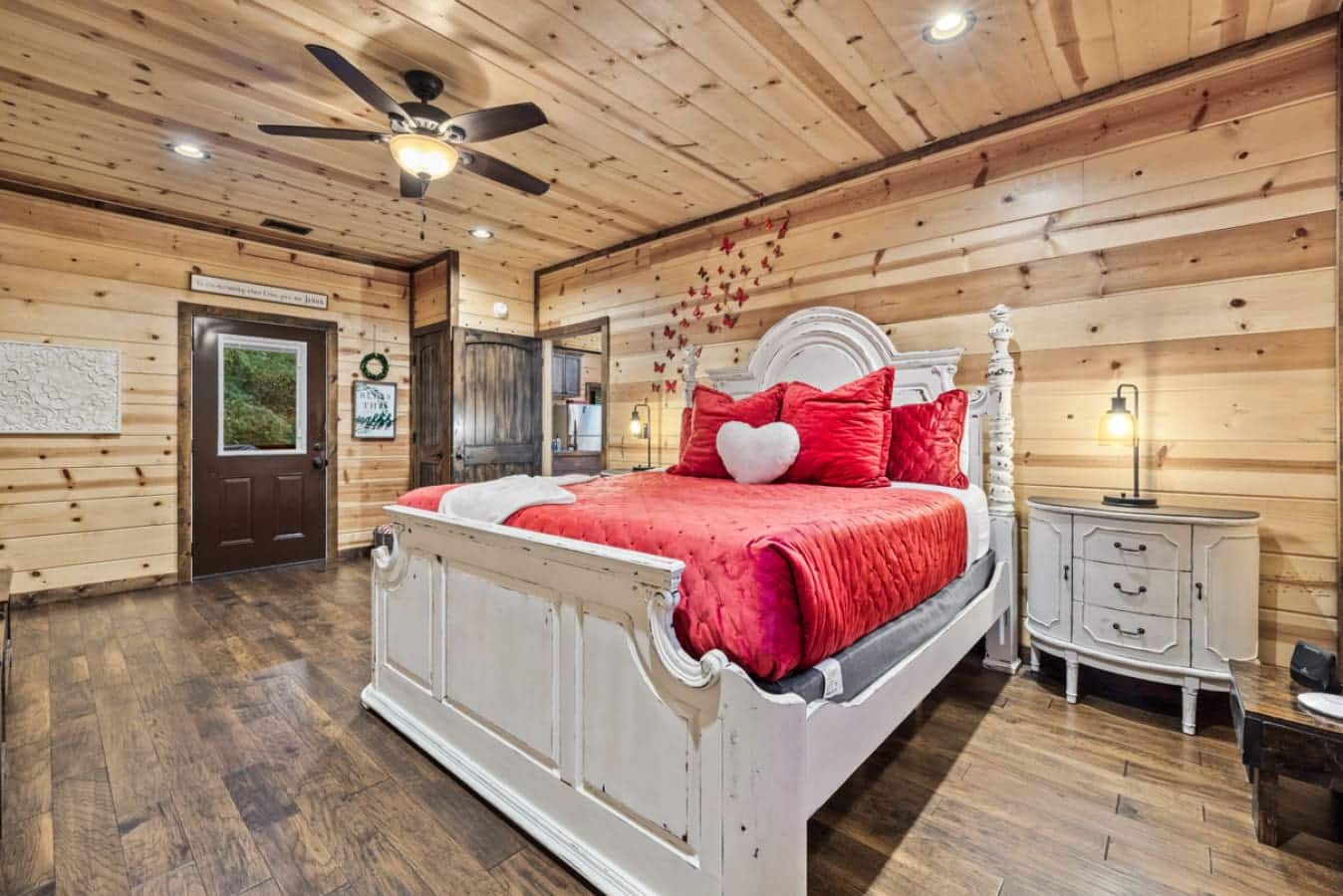 A bedroom filled with dreams and a sprinkle of serenity.