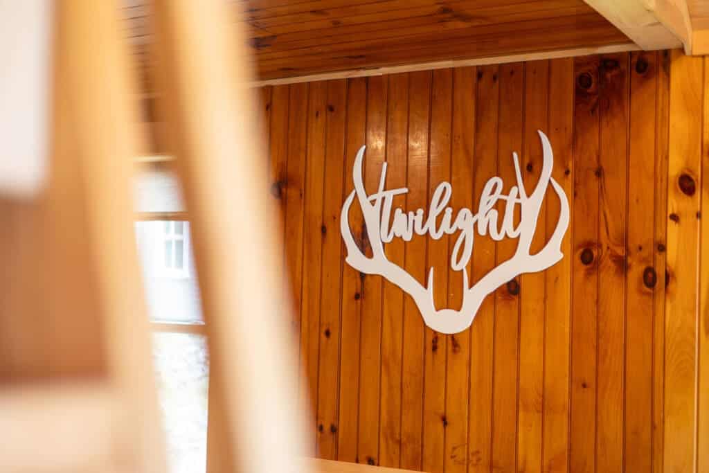 More than a sign — it’s the soul of the cabin.