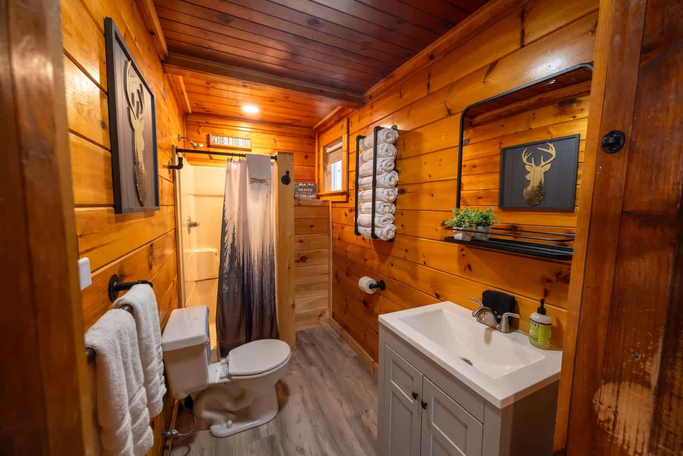 A bathroom that feels like a retreat of its own.