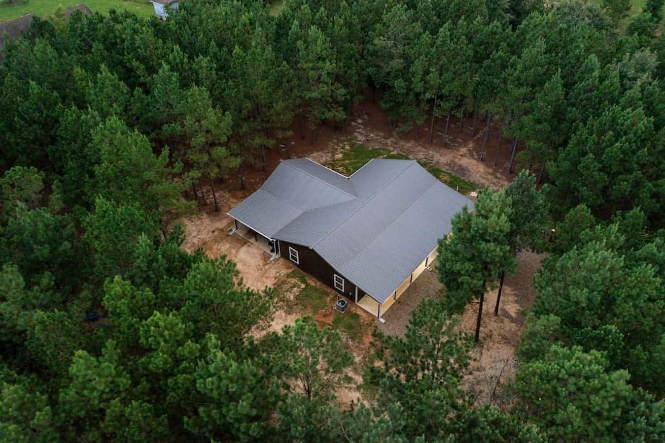 A bird's eye view of rustic charm and natural beauty.