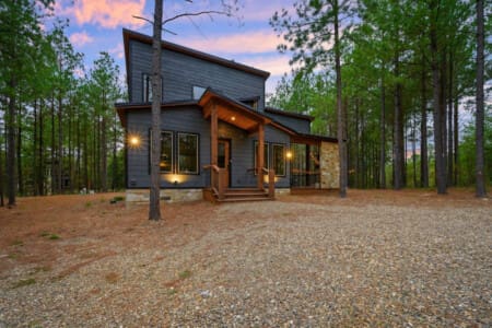 Step into rustic charm and relaxation.