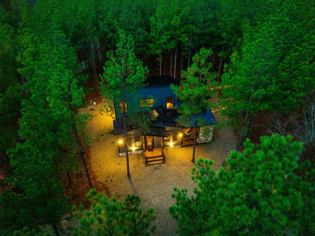 Secluded serenity in the heart of the pines.