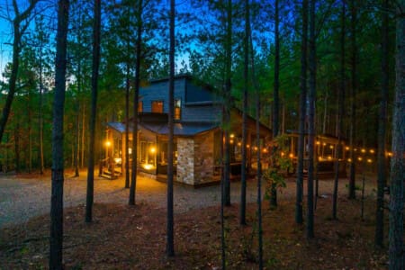 Pine-scented paradise at our cabin retreat.