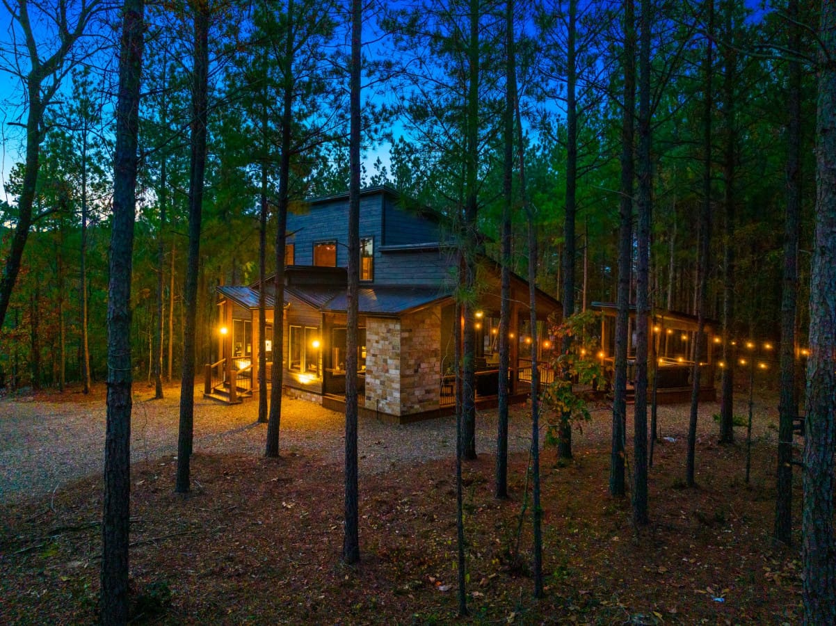 Pine-scented paradise at our cabin retreat.