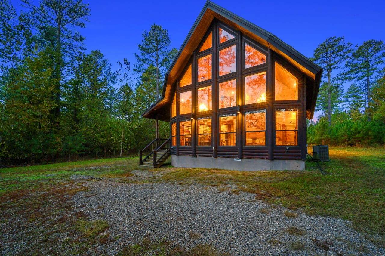 Large windows: Bringing the outdoors in.