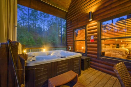 Soaking in serenity.