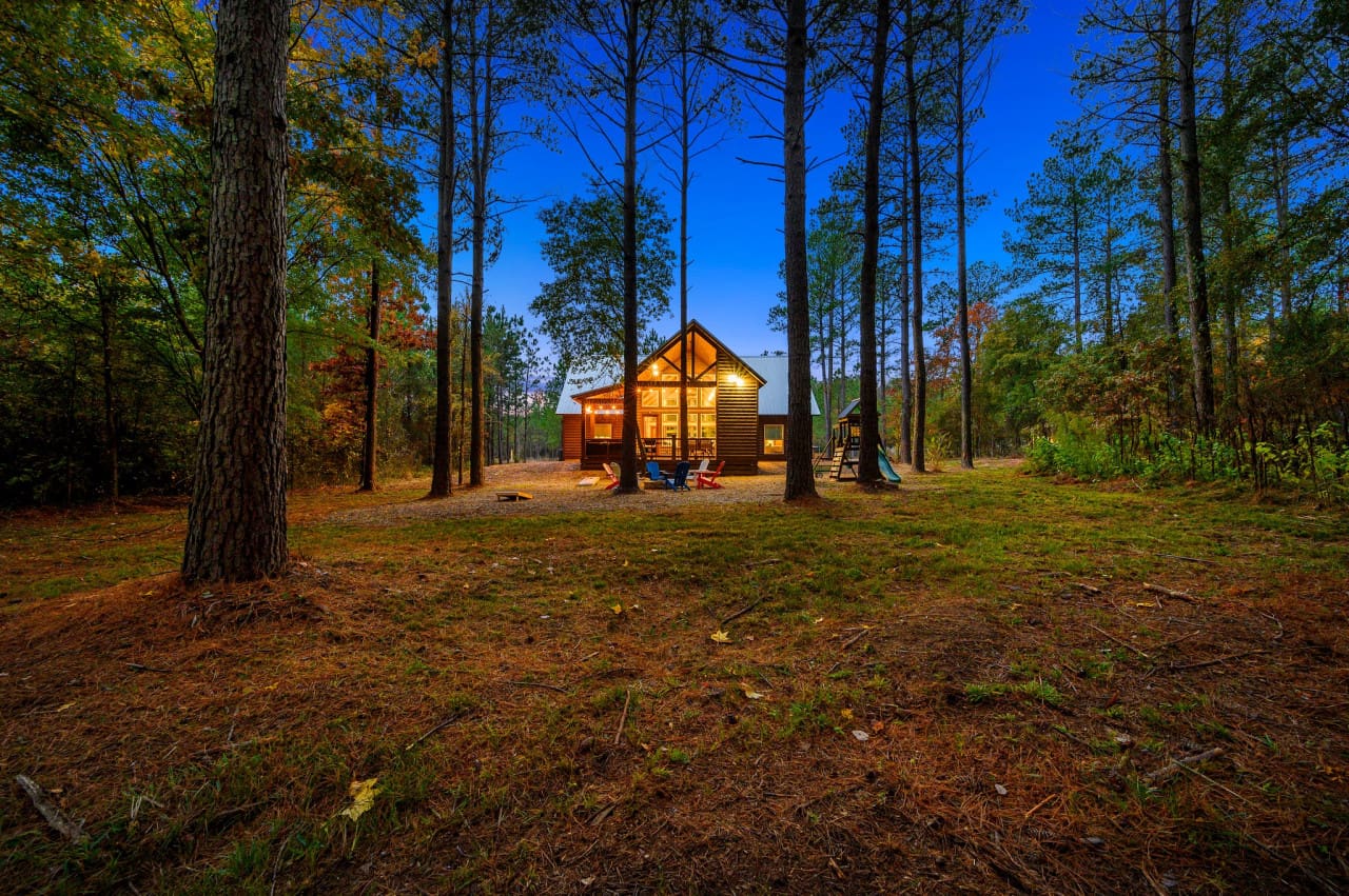 Where tranquility resides among the trees.