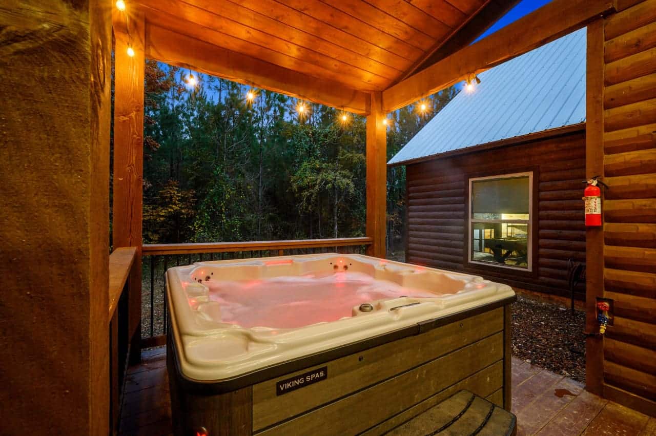 Soaking away stress, one bubble at a time.