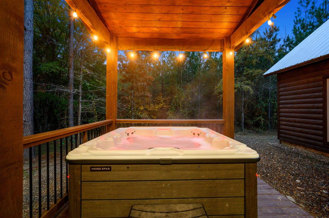 Bliss bubbling beneath the stars.