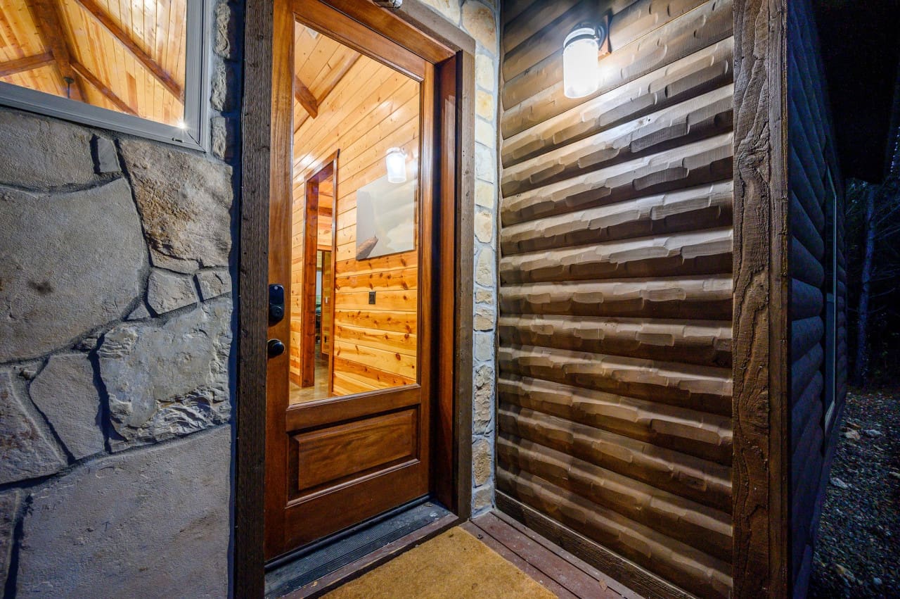 A doorway to rustic tranquility.