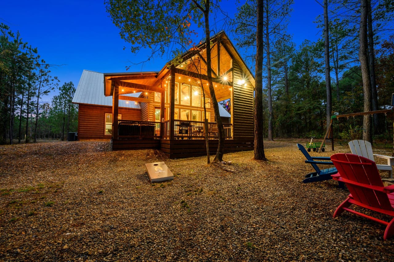 Embrace the serenity of cabin life.