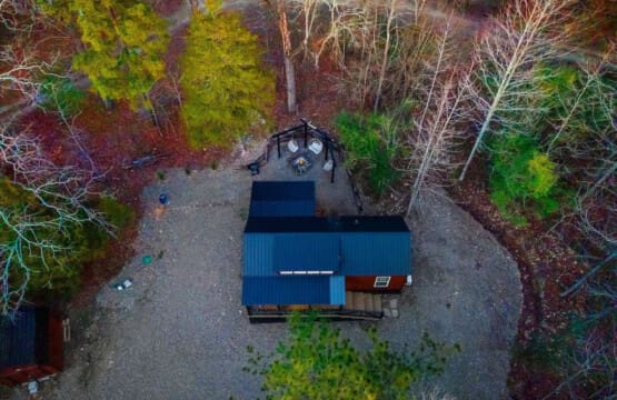 Where the charm of the cabin meets the beauty of the landscape.