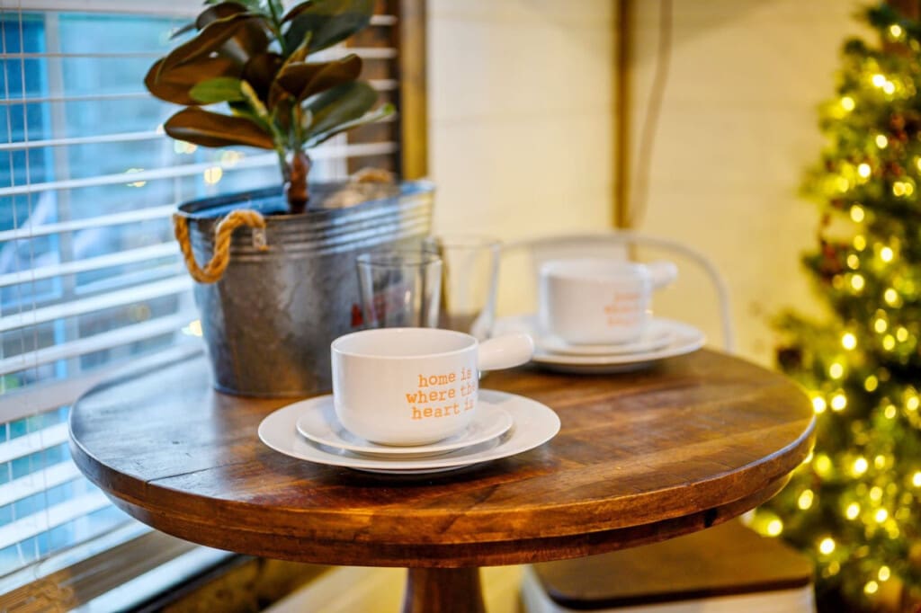 Not a coffee person? Enjoy your tea here.