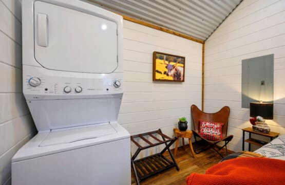 Our washer and dryer is readily available.