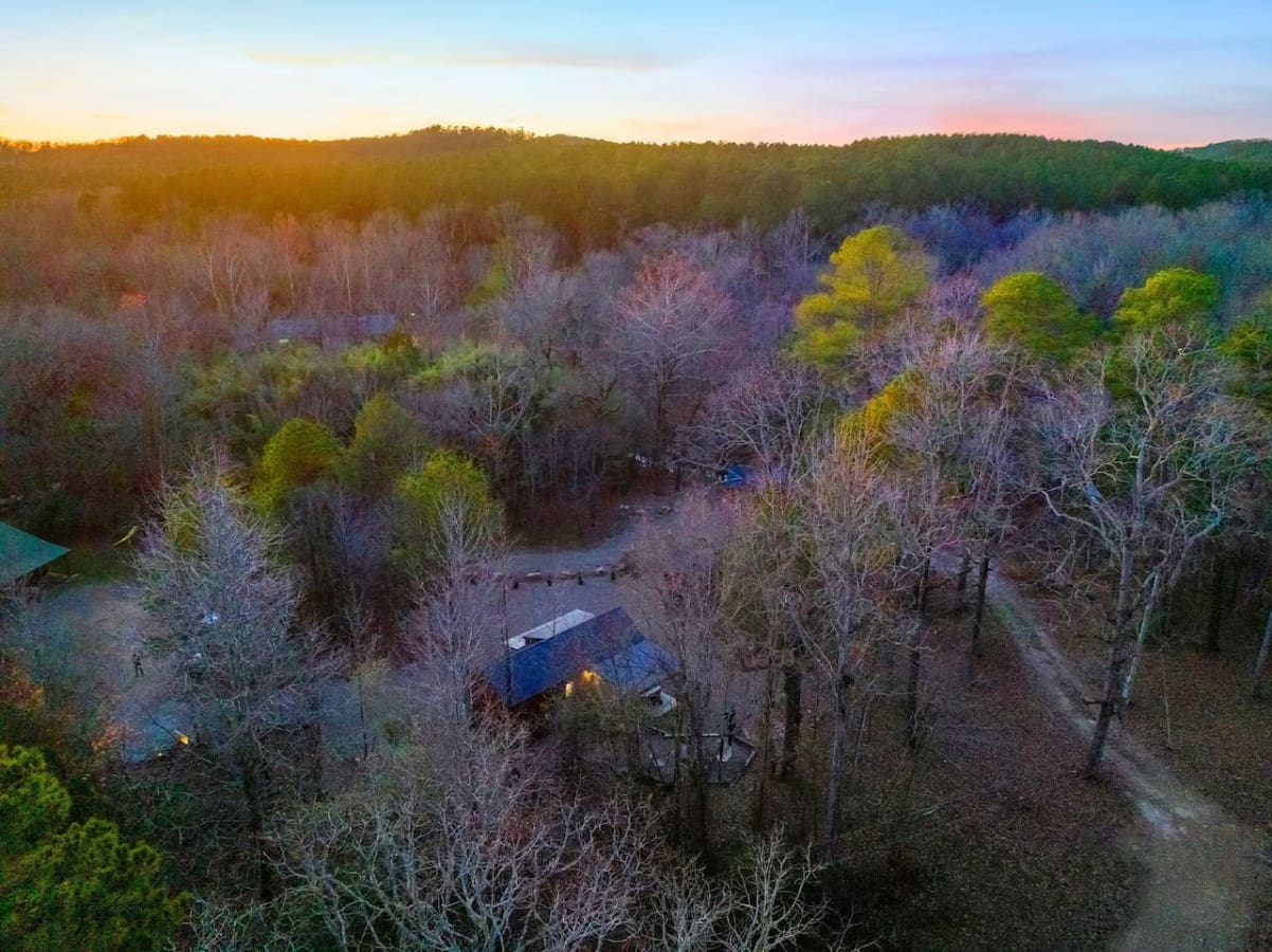 Exterior elegance in the heart of the wilderness.